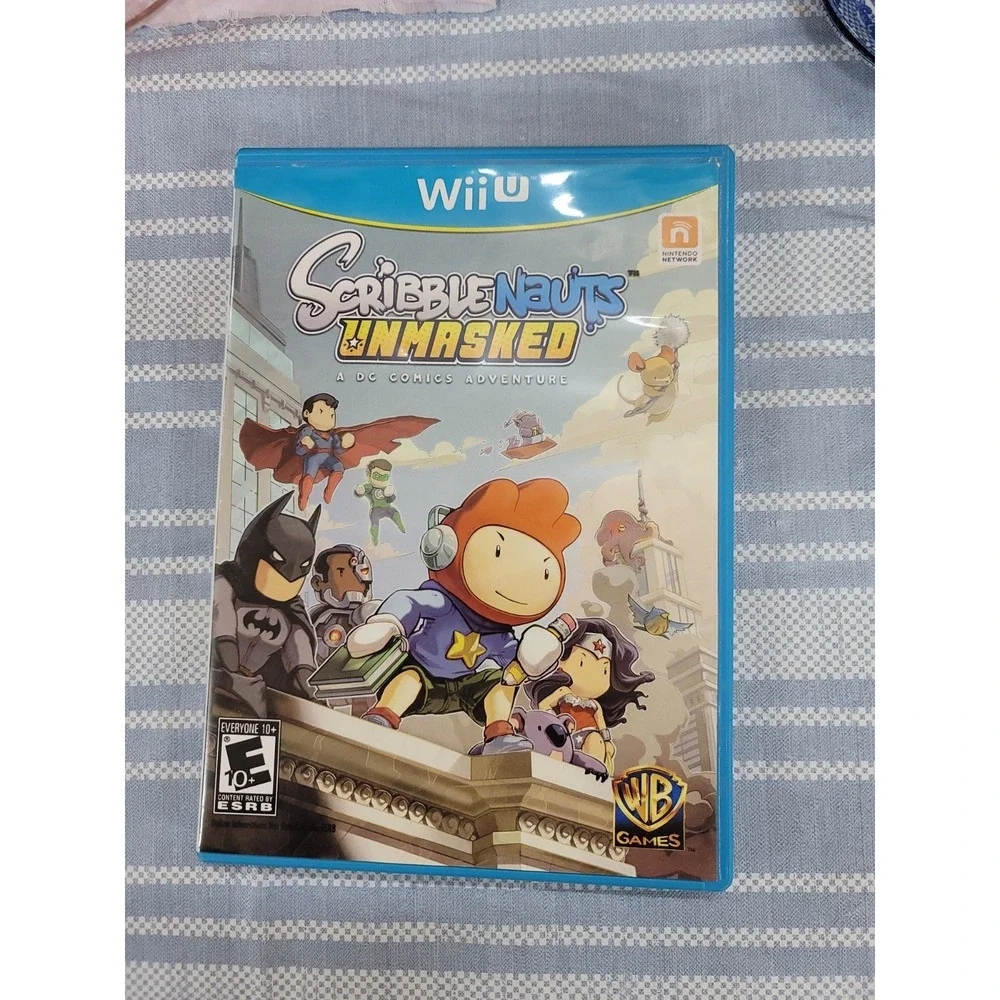 Scribblenauts Unmasked Wii U W/ Case And Instruction Booklet CIB Complete